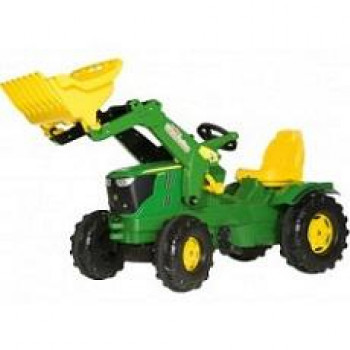 John Deere Rolly Pedal Tractor 6210R Fitted With A Front Loader