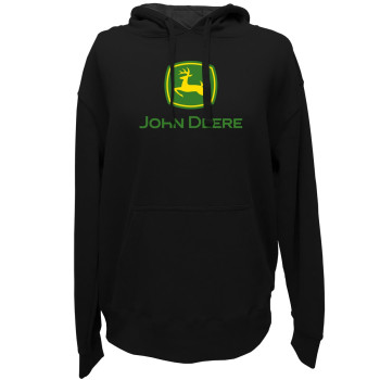 Hooded Sweatshirt John Deere - Black