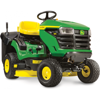 John Deere X117R Ride on lawn mower with rear collector 
