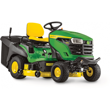 John Deere X167R Ride on lawn mower with rear collector