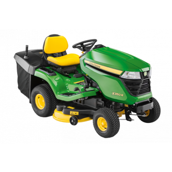 John Deere X350R Ride on lawn mower with rear collector 