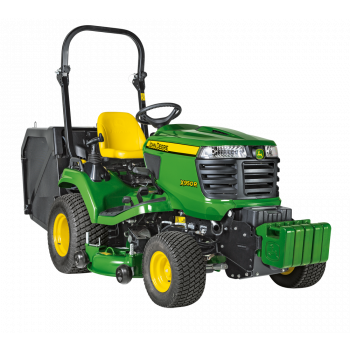 John Deere X950R Ride on lawn mower with a High dump collector